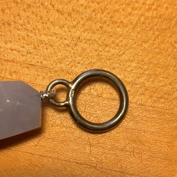 Agate and 925 Sterling silver necklace - Picture 7 of 8